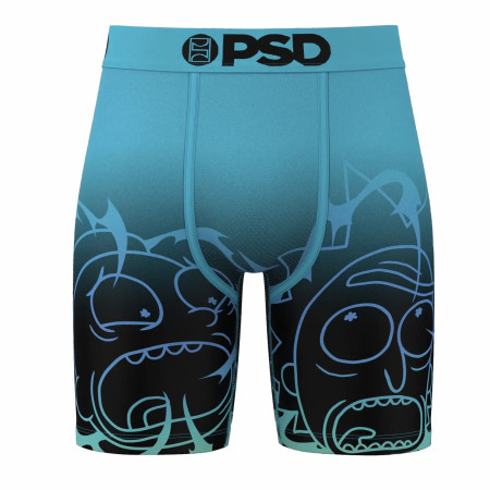 Rick and Morty Aqua PSD Boxer Briefs